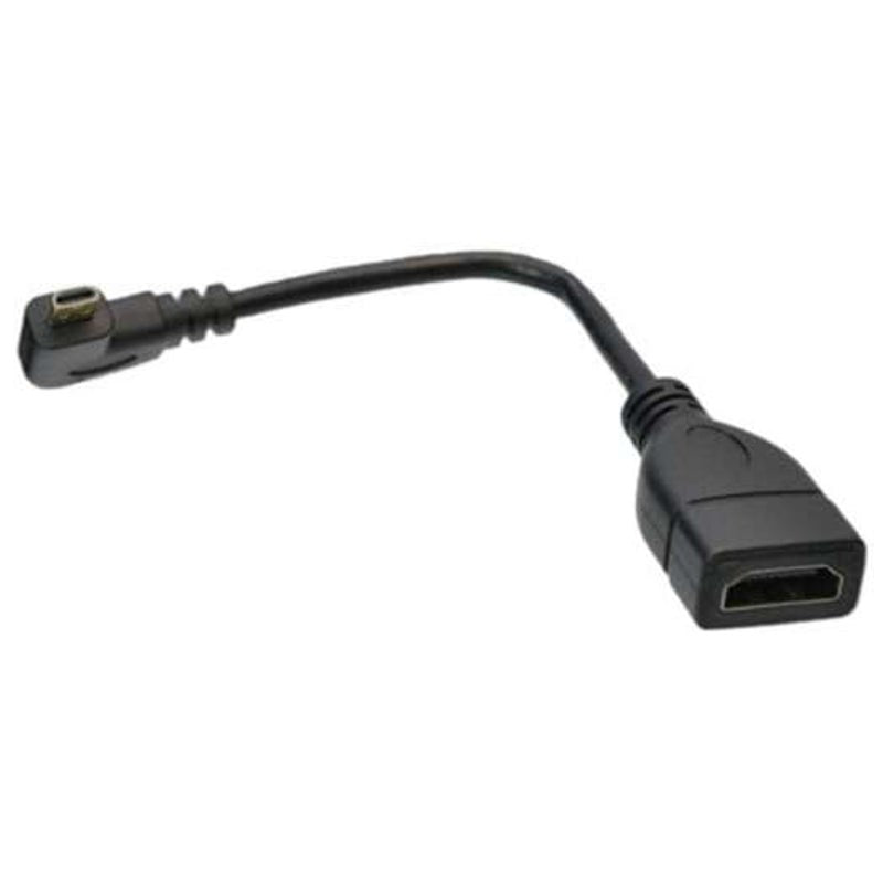 Video Cables & Adapters High End Micro Hdmi To Bend Short Cable 15Cm Black