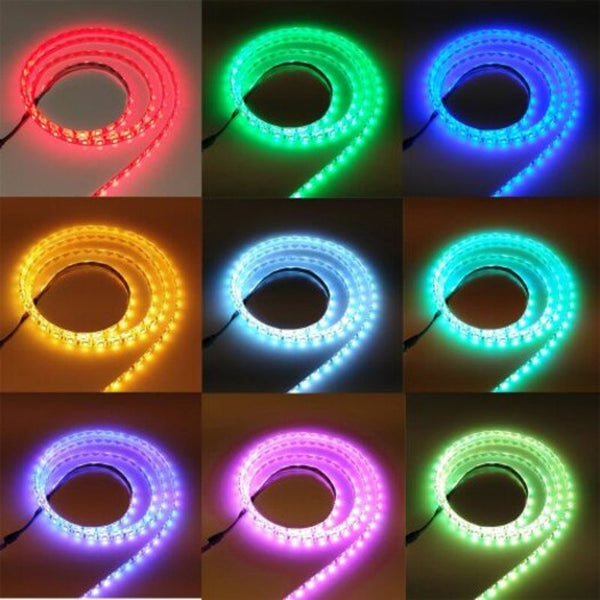 String Lights 100Cm 15W Waterproof 60 Leds 5050Rgb Smd Light Strip 1M Dc12v Color