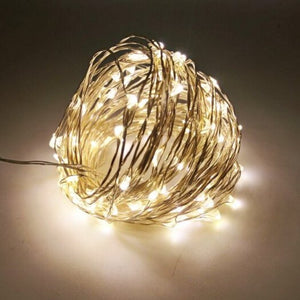 String Lights 10M Usb Copper Wire Waterproof Led String Light 100 Leds For Festival Christmas Party Decoration Dc5v Warm White