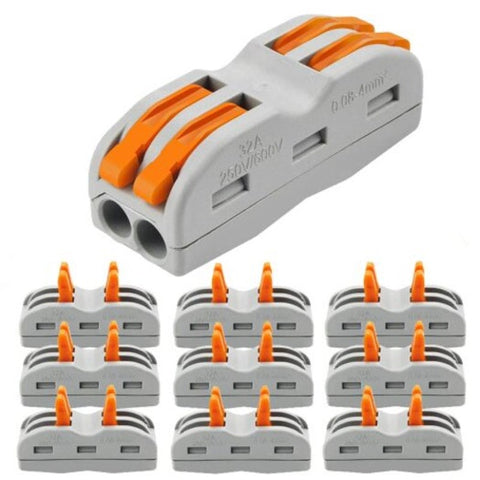 Wire & Cable Connectors 2 / 3 Way Wire And Cable Electrical Connection Terminal Household Connector 10Pcs Multi