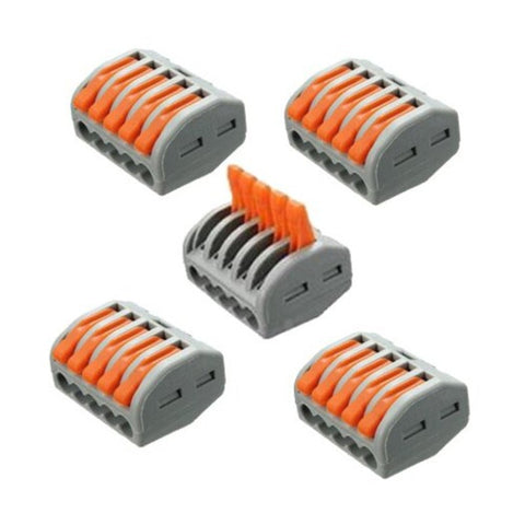 Wire & Cable Connectors 5 Pcs 2Bin 3Bin 5Bin Wire And Cable Installation Fast Convenient Connector Terminals