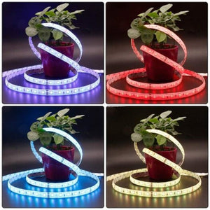 String Lights Waterproof Led Strip Lights Per Metre 60Pcs 5050 Rgb Leds Color Kit With Ir 44Key Remote Control 1 Metet