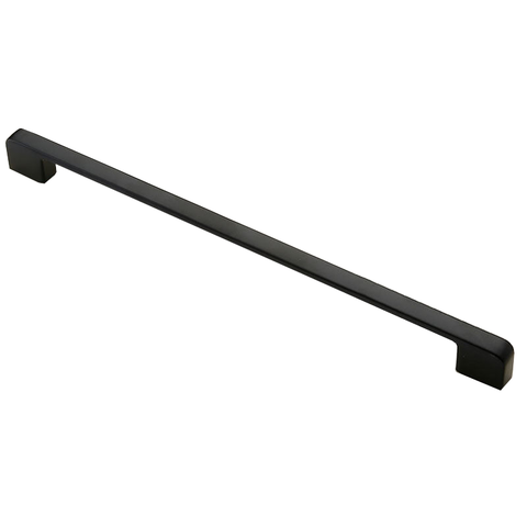 Zinc Kitchen Cabinet Handles Drawer Bar Pull Black Color Hole To Size 320Mm